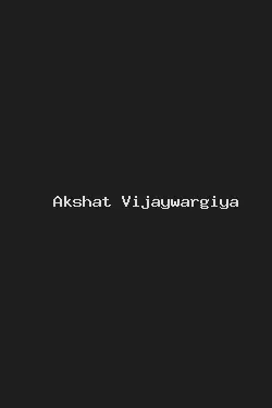 Akshat Vijaywargiya
